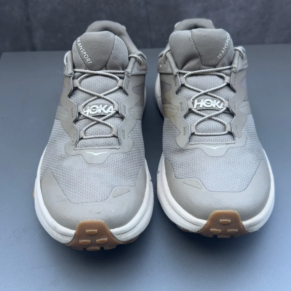 HOKA Transport Lifestyle Sneakers Eggshell Shifting Sand Beige Women 7.5